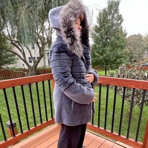 BLUE DUCK REAL FUR JACKET